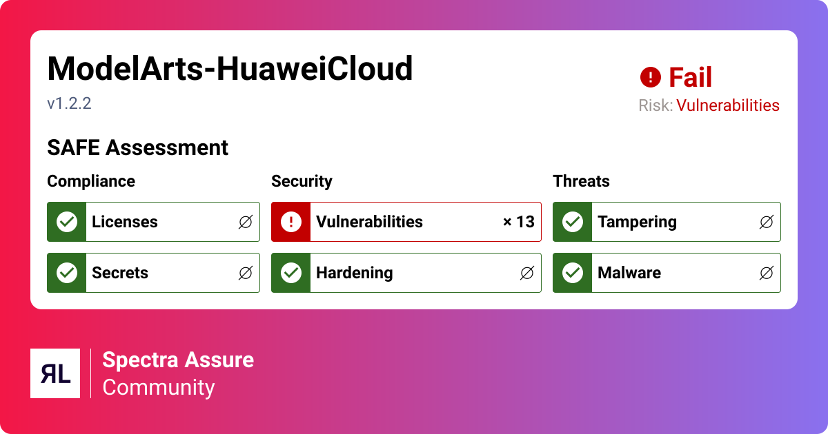 ModelArts-HuaweiCloud - Visual Studio Code | ReversingLabs Spectra ...