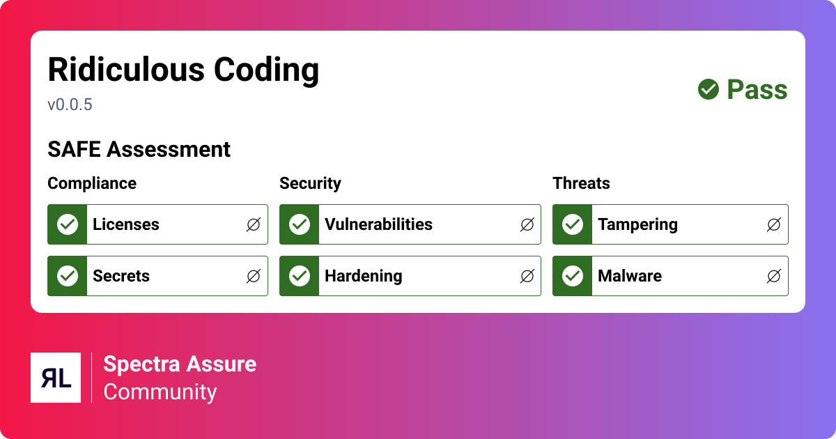Ridiculous Coding - Visual Studio Code | ReversingLabs Spectra Assure ...